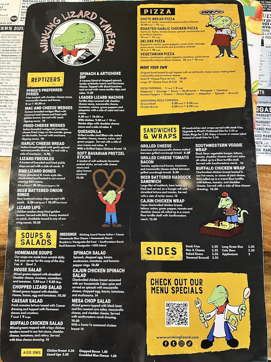 Winking Lizard Downtown Cleveland Menu - Image 5